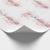 Het leven is te kort om te wachten cadeaupapier (Hoek)