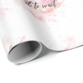 Het leven is te kort om te wachten cadeaupapier (Rol Hoek)