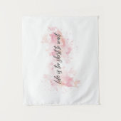 "Het leven is te kort om te wachten" – Motivatie c Wandkleed (Voorkant)