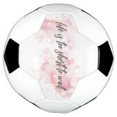 Het leven is te kort om te wachten voetbal (Gedraaid)