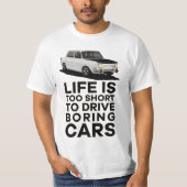 Het leven is te kort - Simca 1000 rogge T-shirt (Voorkant)