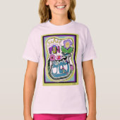 Het leven is te kort, veel plezier! Whimsical Joy  T-shirt (Voorkant)