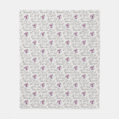 Het leven is te kort voor een slecht beheerspatroo fleece deken (Voorkant)