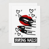 Het leven is te kort voor het hebben van vlekjes feestdagenkaart (Voorkant / Achterkant)