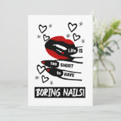 Het leven is te kort voor het hebben van vlekjes feestdagenkaart (Staand voorkant)