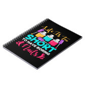 Het leven is te kort voor het kotsen van spijkers notitieboek (Linkerzijde)