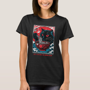 Het leven is te kort voor saaie Ramen T-shirt