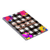 Het leven is te kort voor zwart en wit denken notitieboek (Rechterzijde)