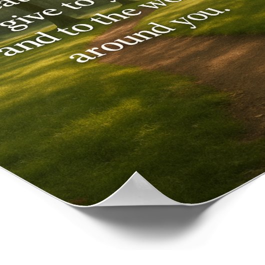 Het leven is te korte muurkunst poster (Hoek)