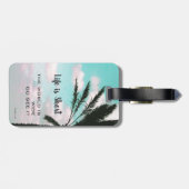 Het leven is Tropisch korte Inspirerend reis Bagagelabel (Achterkant horizontaal)