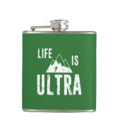 Het leven is ultra-actief heupfles (Voorkant)