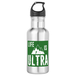 Het leven is ultra-actief waterfles