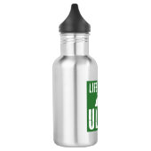 Het leven is ultra-actief waterfles  (Links)