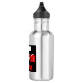 Het leven is ultra, het leven is ultra waterfles  (Rechts)