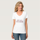 Het leven is uw creatie Vrouwen T-shirt (Voorkant volledig)