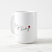 Het leven is veel te korte Motivatie Mok (Voorkant links)