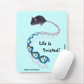 Het leven is verdraaid. Muismat (Met muis)