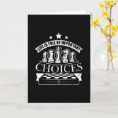 Het leven is vol belangrijke Keuze Kaart (Gele Bloem)