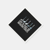 Het leven is vol belangrijke keuzen Golfspeler Servet (Hoek)