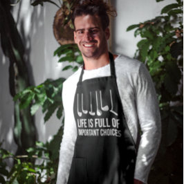 Het leven is vol belangrijke keuzen met een Golfke Schort