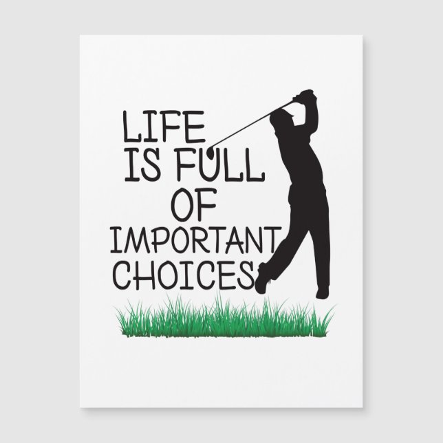 Het leven is vol belangrijke keuzes (Voorkant)