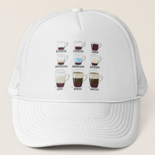 Het leven is vol belangrijke keuzes Funny Coffee Trucker Pet