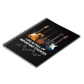 Het leven is vol belangrijke keuzes Guitar Lover Notitieboek (Linkerzijde)