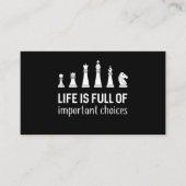 Het leven is vol belangrijke keuzes, schaafoverloo informatiekaartje (Voorkant)