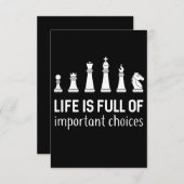 Het leven is vol belangrijke keuzes, schaafoverloo kaart (Voorkant / Achterkant)