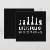 Het leven is vol belangrijke keuzes, schaafoverloo kaart (Voorkant / Achterkant)