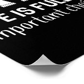 Het leven is vol belangrijke keuzes, schaafoverloo poster (Hoek)