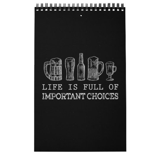 Het leven is vol belangrijke keuzevrijheid kalender (Hoes)