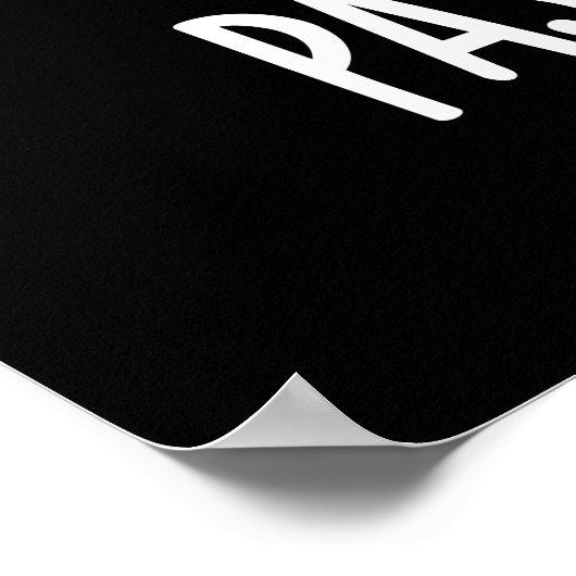 Het leven is vol met pastabilities grappig pun don poster (Hoek)