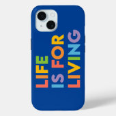 Het leven is voor het leven Case-Mate iPhone case (Achterkant)