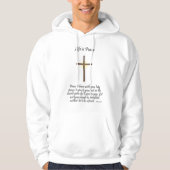 Het leven is vrede hoodie (Voorkant)