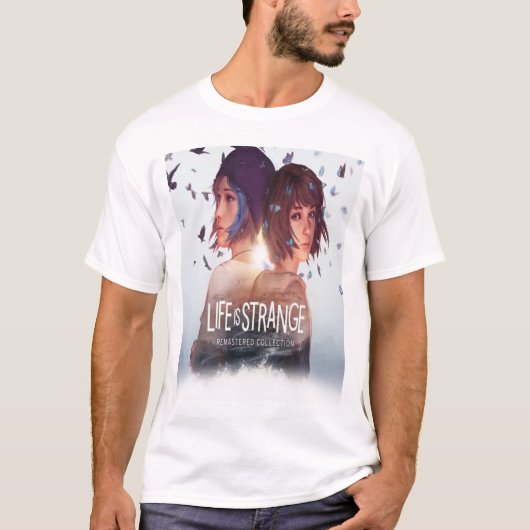 Het leven is Vreemd Gerasterd Collectie Grafisch T-shirt (Voorkant)