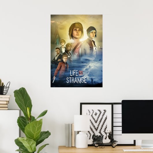 Het leven is vreemd in het geheugen poster (Thuiskantoor)