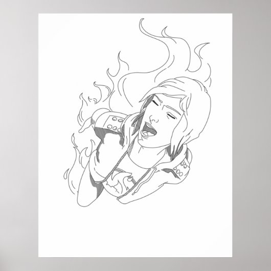 Het leven is vreemd voor het Storm Chloe Poster (Voorkant)