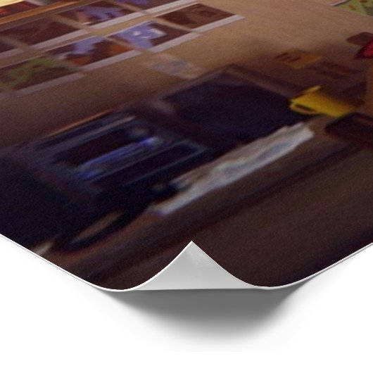 Het leven is vreemde foto's poster (Hoek)