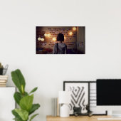 Het leven is vreemde foto's poster (Thuiskantoor)