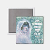 Het leven is wat gebeurt magneet (Voorkant / Achterkant)