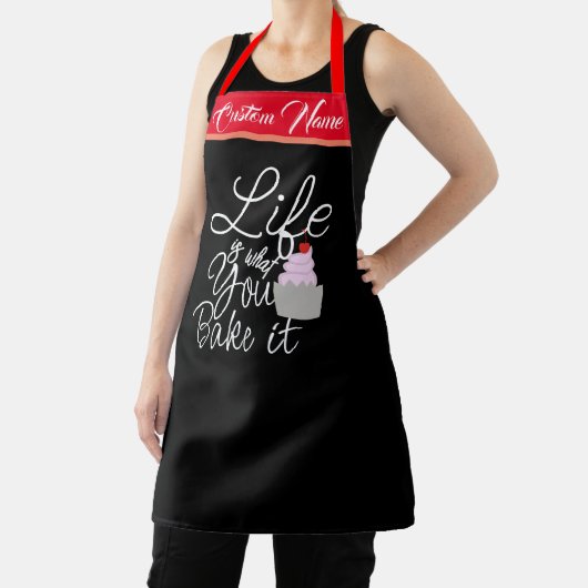 Het leven is wat je bakt het Schort - Funny Life Q (Insitu)