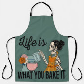 Het leven is wat je het noemt schort (Voorkant)