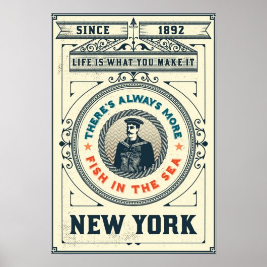 Het leven is wat je maakt poster (Voorkant)