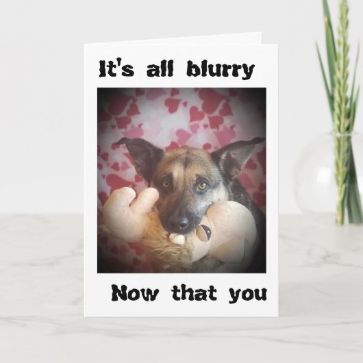 HET LEVEN IS **WAZIG** NU 'JE BENT VERDWENEN!' KAART (Voorkant)