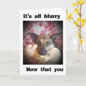 HET LEVEN IS **WAZIG** NU 'JE BENT VERDWENEN!' KAART (Gele Bloem)