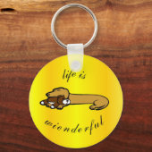 Het leven is Wienderful Sleutelhanger (Voorkant)