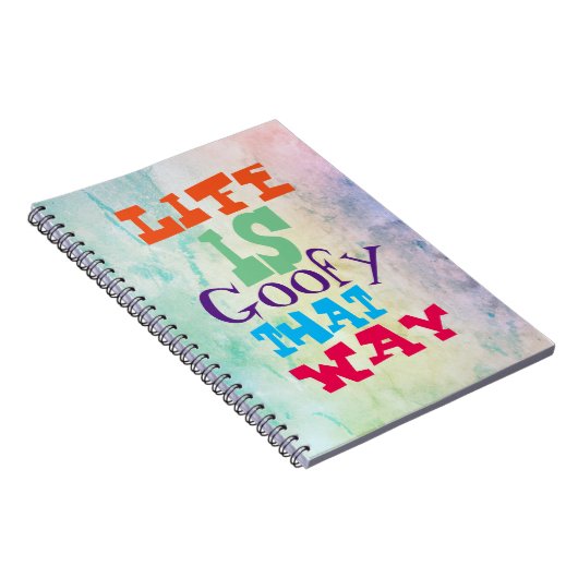 Het leven is zo goed. notitieboek (Rechterzijde)