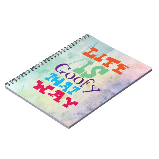 Het leven is zo goed. notitieboek (Linkerzijde)