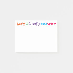 Het leven is zo goed. post-it® notes